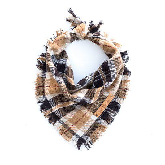 Jordan Plaid Flannel Dog Bandana