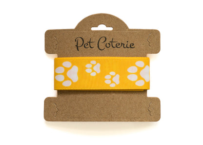 Paw Print 7/8" Grosgrain Ribbon